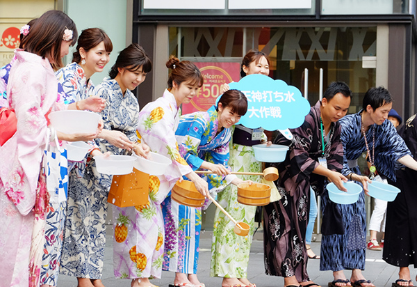 天神打ち水大作戦