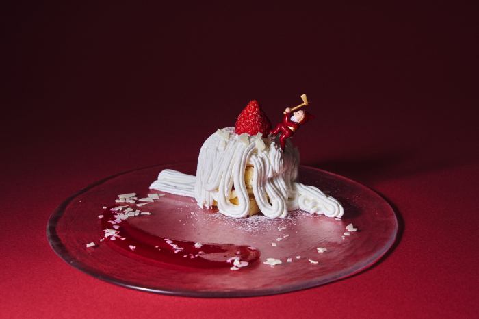 ホールケーキを“ひとりじめ”♪ショートケーキ風に仕立てたパンケーキ