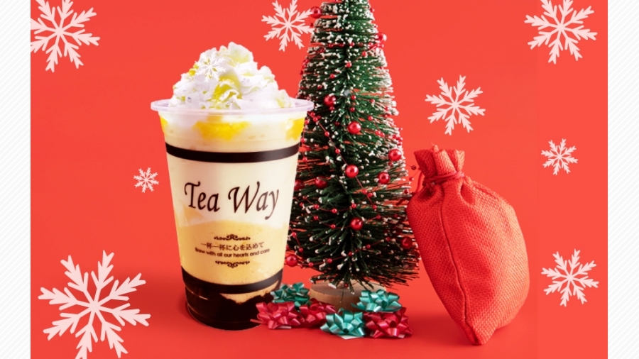 タピオカドリンク専門店teawayからクリスマス限定ドリンクが新登場 天神サイト