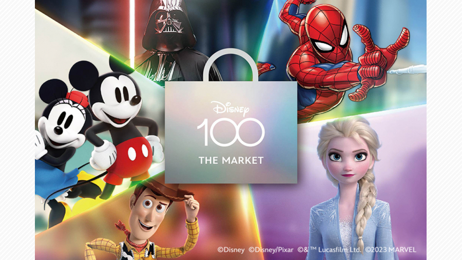 みんなでお祝いしよう！「Disney100 THE MARKET in 福岡三越」ついに