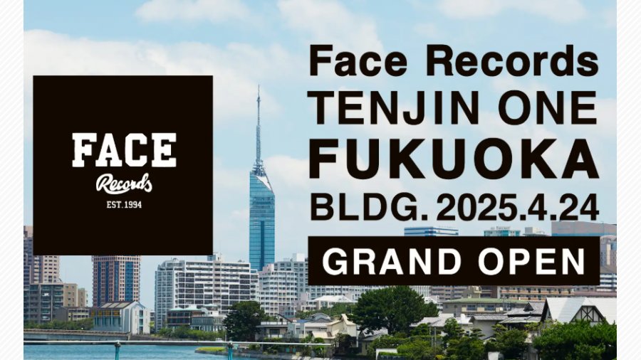 九州とアジアの音楽カルチャーが交わる福岡天神に「Face Records」が