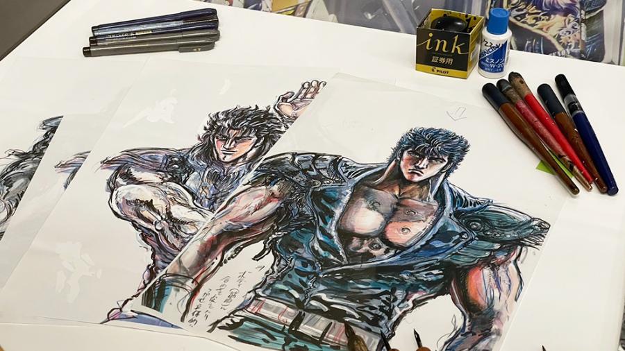 お前はもう行くべし！アジ美で開催中の「北斗の拳 大原画展」を