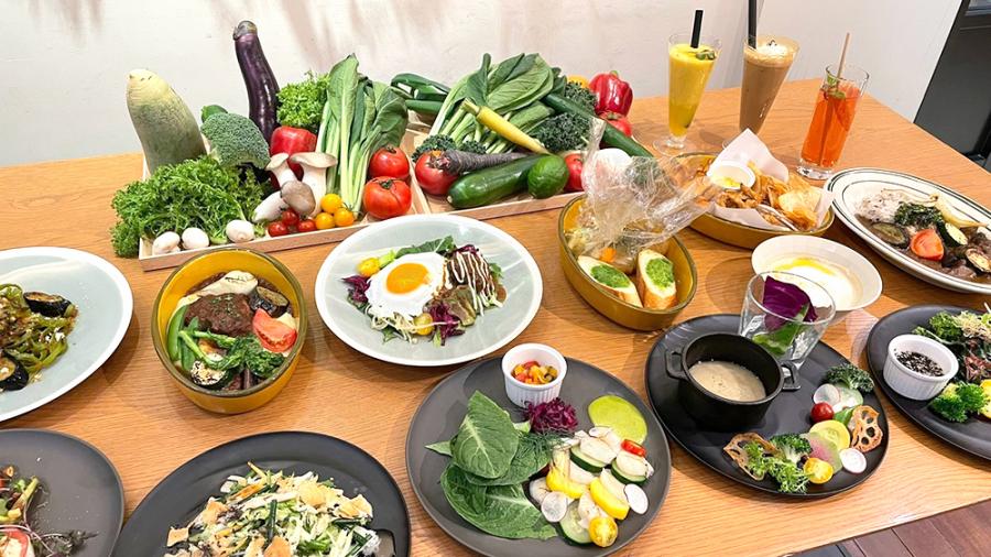規格外の野菜でフードロスに貢献！大名の「VEGETABLE LIFE CAFE by THE